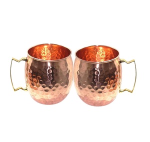 Taza de cobre para mesa para el hogar, de diseño único taza de café, taza de cobre hecha a mano con mango de latón, calidad hecha a mano pulida brillante - Product Image 1