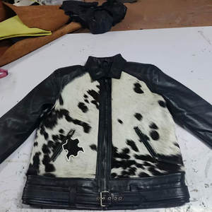 แจ็กเก็ตหนังวัวสำหรับผู้ชายแจ็คเก็ตหนังวัวฟอกดีไซน์ใหม่สำหรับฤดูหนาวตามสั่ง - Product Image 2