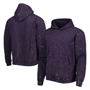 Sweat-shirts à capuche délavés pour hommes 100 % coton, personnalisables, avec poches en polaire, écologiques, de haute qualité, très tendance - Product Image 1