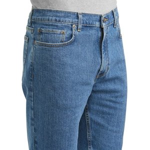 Short en jean d'été pour homme. Avec un la conception élastique de taille de cordon. Pour une tenue décontractée quotidienne. Tendance et à la mode. - Product Image 5