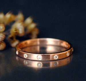 Bague de mariage en diamant cultivé en laboratoire en or 10 carats bijoux en diamant de laboratoire bague de fiançailles bague de fiançailles cadeau alliance - Product Image 4