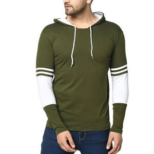 Sweat à capuche slim fit pour homme en tissu français de haute qualité, avec logo personnalisé, design hivernal coloré, broderie, compression - Product Image 1