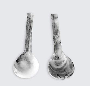 Ensemble de cuillères en résine indienne unique fait à la main, 4 pièces, écologique, passe au lave-vaisselle, pour une utilisation en cuisine - Product Image 3