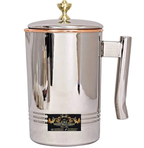 เหยือกทองแดงขัดเงาสวยงามของตกแต่งบ้านและของขวัญวัสดุโลหะ - Product Image 3