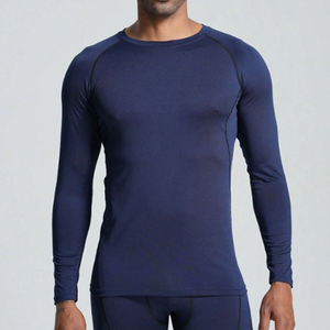 Camiseta de Compresión de Manga Larga para Hombre, Secado Rápido, Protección UV, Ajustada, para Entrenamiento, Running, Gimnasio y Deportes - Product Image 4