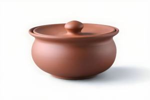 ขายตรงจากโรงงาน หม้อดินเผาใส่อาหารบิรยานี ขนาด 1 ลิตร แบบใช้แล้วทิ้ง เป็นมิตรกับสิ่งแวดล้อม สีน้ำตาล ลายชนเผ่า บาลาห์กัต มัธยมปัฎษฐ์ - Product Image 4