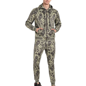 Chándal elástico con textura suave y diseño moderno inspirado en el atletismo, chándal para todas las estaciones con tela ligera - Product Image 1