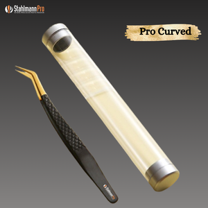 Pinzas para Pestañas Stahlmann Pro Profesionales con Logotipo Personalizado, Agarre de Diamante, Acero Inoxidable, Lisas y Dentadas, Duraderas, para Precisión - Product Image 4