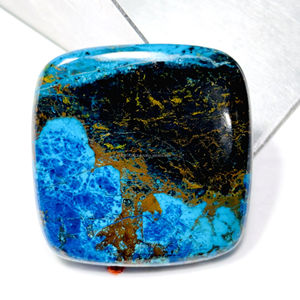 Shattuckite pierre précieuse en vrac lisse polie à la main dos plat matériau opale naturelle pour accessoires de bijoux vente en gros - Product Image 2