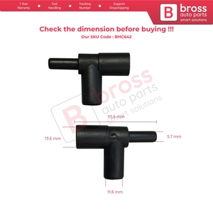 BHC642 ท่อคาร์บูเรเตอร์ 2 ชิ้น แบบ 3 ทาง รุ่น 7705030125 สำหรับอะไหล่รถยนต์ 9 11 Bross ผลิตในตุรกี ส่งจากตุรกี - Product Image 3