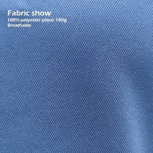 2025 Super April, venta al por mayor, Golf Unisex de secado rápido para Polo, camiseta, lona de poliéster 100%, gran oferta, diseño de patrón sólido para hombres - Product Image 6