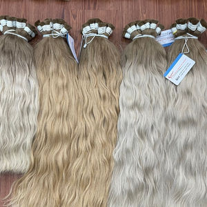 ผมต่อทำจากผมมนุษย์หยักศกธรรมชาติ50% ผมคุณภาพสูงจากเวียดนาม - Product Image 4