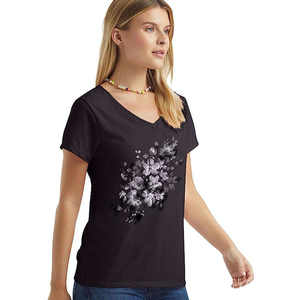 T-shirt personnalisé pour femme avec logo, impression sérigraphique personnalisée, t-shirt personnalisé pour femme avec logo - Product Image 6