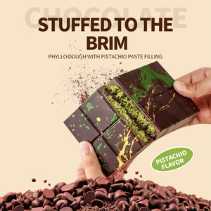 Las famosas barras de chocolate con pistacho halal de Dubái están en stock. Compre ahora antes de que se agoten. Cantidades limitadas disponibles. - Product Image 6