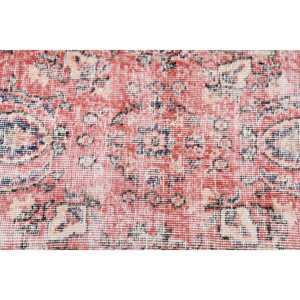 0.3x6 ft Turkish <b>Runner</b> Rug, Vintage <b>Red</b> Solid Rug - Product Image 5