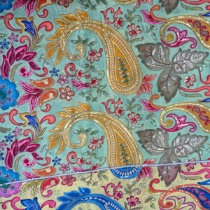 Wholesale Viscose Embroidery Fabric with Premium Sequin Work for Garments Dresses Sarees and Lehenga Manufacturing Bulk Supply - Product Image 1