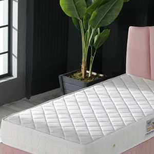 Cama tapizada de felpa suave rosa, muebles de dormitorio modernos y cómodos tipo 4 - Product Image 1