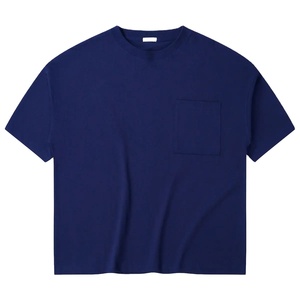 Venta al por mayor de calidad superior logotipo personalizado estilo formal de gran tamaño liso teñido 200gsm 100% algodón camisetas para hombres camisas de uso diario - Product Image 1