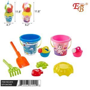 11.8 \ "estate giocattoli all'aperto spiaggia Set 7PC 24/2/12 pz/CS per bambini plastica e sabbia borsa a rete imballata - Product Image 1