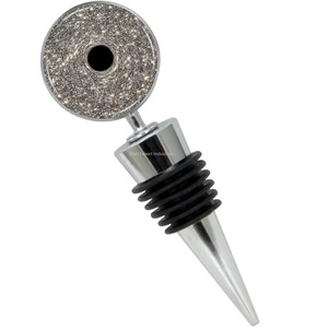 Tapón de botella de aspecto moderno con diseño de hoja en uso de acero inoxidable de grado alimenticio para fiestas de hoteles y restaurantes - Product Image 4