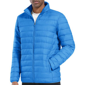 Chaquetas acolchadas de invierno para hombre, servicio OEM, chaqueta acolchada de burbujas cómoda de Bajo MOQ de secado rápido para hombre - Product Image 1