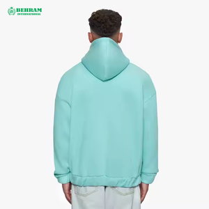 Sweat-shirt à capuche avec fermeture éclair personnalisé, unisexe, 100% coton, molleton/polaire française, séchage rapide, respirant, uni, nouveau design, hiver - Product Image 6