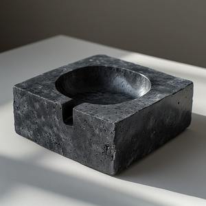 Modern Style Metal Ashtray Designed For Cafes <b>Bars</b> And Offices Providing Clean Look And Reliable Daily Performance - Product Image 4