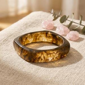 MN Exports Artisan Resin <b>Bangle</b> <b>Bracelet</b> for Women Handmade Contemporary Fashion Jewelry Uttar Pradesh Lightweight Gift for - Product Image 2