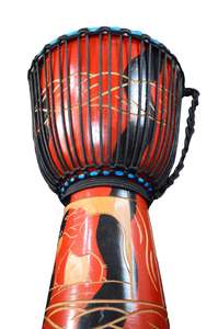 Solobeat กลอง Djembe แอฟริกัน B20 9ซม. ทองสัมฤทธิ์1.5กก. ผิวแพะดีไซน์แบบชนเผ่า - Product Image 4