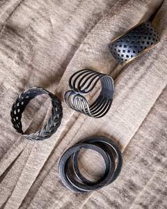 แหวนผ้าเช็ดปากเหล็กคุณภาพพรีเมียม สไตล์ยุโรป หรูหรา สำหรับงานแต่งงาน ตกแต่งโต๊ะอาหารอย่างมีระดับ ทนทาน สวยงาม เป็นเครื่องประดับสำหรับโต๊ะอาหาร - Product Image 5