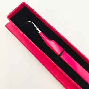 Vente en gros d'outils de maquillage professionnels de haute qualité pointes en fibre ensemble de pinces à épiler d'extension de cils en acier inoxydable durables et de précision - Product Image 2