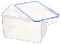 6 pièces 600 ml bleu modulaire Rectangle plastique de qualité alimentaire empilable cuisine conteneur de stockage ensemble hermétique farine de riz boîtes à déjeuner