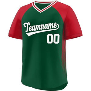 Maillot de baseball à col en V Maillot de baseball \ Softball à la mode du fabricant et exportateur de vêtements de sport COSH - Product Image 4