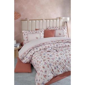 Clasy Ranforce Double Duvet <b>Cover</b> Set with Visa V1 <b>Tile</b> Pattern - Product Image 1