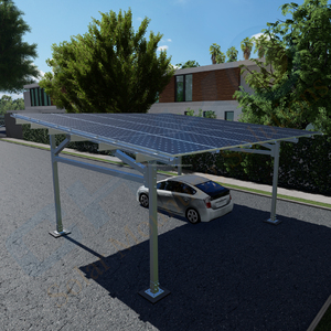Estructura de Aluminio para Estacionamiento Solar, Solución Fotovoltaica para Estacionamiento, Venta al por Mayor - Product Image 1