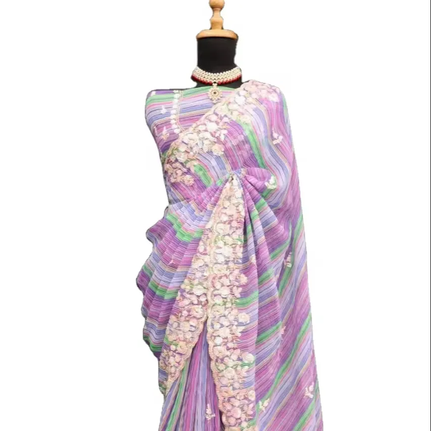 bollywood designer Wholesale Hand Block Printed cotton Office Wear and party wear saree for women