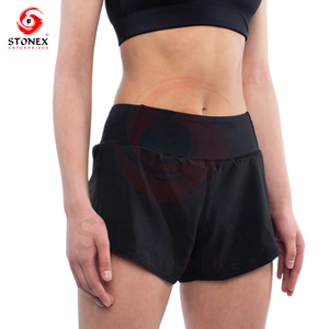 Pantalones cortos de yoga sin costuras para entrenamiento de fitness ropa deportiva gimnasio mujer logotipo personalizado para ejercicio de correr - Product Image 4