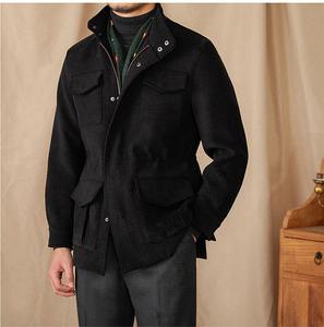 Blouson aviateur homme automne-hiver, col montant slim, toile réversible, écologique, respirant, haute qualité FIRST FITNESS - Product Image 2