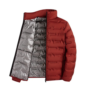 100% Polyester Zipper Puffer Jacket Best Selling Latest Design <b>Long</b> Sleeve Puffer Jacket With Customized Packing 2025 new style - Product Image 3