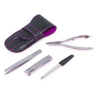 Fabrikgefertigte Nachhaltige Edelstahl Professionelle Maniküre-Pediküre-Sets mit Pusher und Clipper
