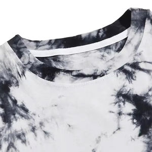 Ensemble T-shirt et short pour homme en deux pièces imprimé tie-dye estival - Product Image 2