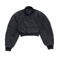 Jean en denim délavé à l'acide pour femme, coupe droite, double épaisseur, brodé, vintage, de haute qualité, pour l'hiver