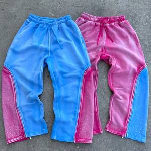 Pantalons et pantalons de grande taille streetwear, tissu respirant de haute qualité pour hommes, grande taille, avec impression de logo, pantalons fabriqués en usine - Product Image 6