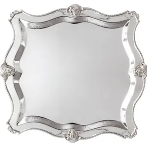 Platos de placa de cargador de Metal rústico gris nuevo para decoración de eventos de boda diseño único Material de PC nuevo diseño de placa de cargador - Product Image 3