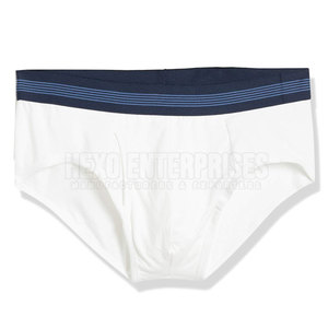 New Arrival 2024 Men's Quick Dry Underwear Solid Color with Mid-rise <b>Print</b> Design Comfortable Size Cotton <b>Material</b> - Product Image 1