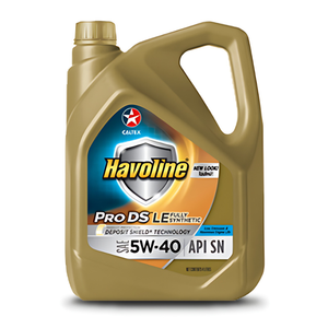 Huile moteur Havoline ProDS entièrement synthétique LE SAE 5W-40, SN, 14KG plastique, CALTEX, haute performance, 4L, voitures - Product Image 1