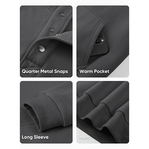 2025 Top Quality Custom Hoodies Manufacturers Plain Blank Hooded Sweatshirt 100% Cotton Heavy <b>Weight</b> 500GSM Oversized Hoodies - Product Image 5