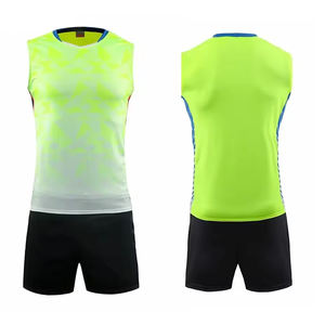 Vente en gros OEM uniformes de volley-ball sublimation personnalisée sans manches vêtements de sport pour hommes et femmes concevoir votre propre ensemble - Product Image 2