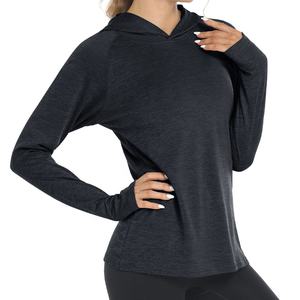 Vente en gros de sweats à capuche pour femmes de haute qualité, décontractés, streetwear, à épaules tombantes, respirants, écologiques, doublés 100% coton - Product Image 5