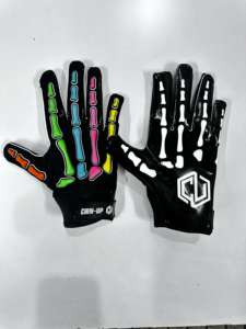 Gants de football américain personnalisés de marque Gants de réception de football résistants à l'usure pour adulte Service OEM avec fonction collante - Product Image 1